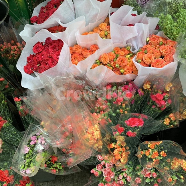 꽃,독특한,쨍한,비비드,꽃다발