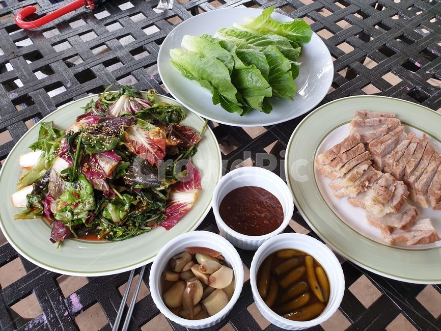 보쌈,고추,상추쌈,상추,상추무침,음식,식재료,요리,food,cook,meal,dishes,food reserves