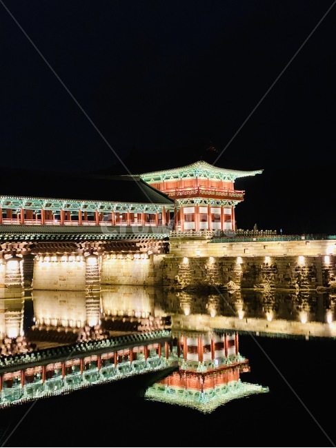 building,건축물,architecture,건물,야경,불빛,빛,강,월정교