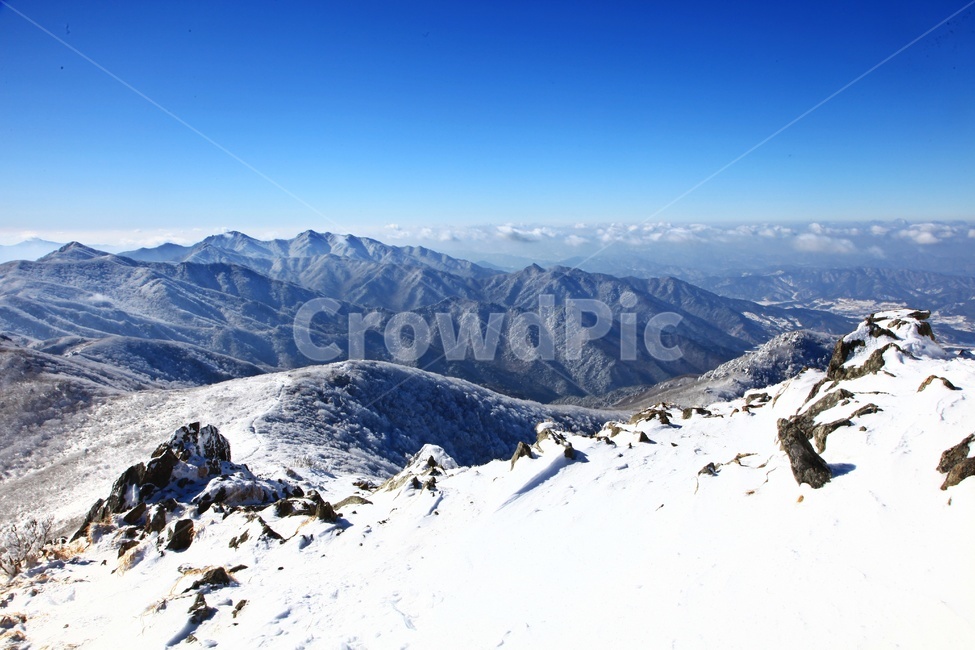 frost,서리,nature,자연,outdoors,옥외,ice,빙,mountain,산,mountainrange,산맥,glacier,빙하,snow,눈,scenery,상고대,무주,덕유산,덕유산설경,설경,설청봉,향적봉,중봉,경치,풍경,운해