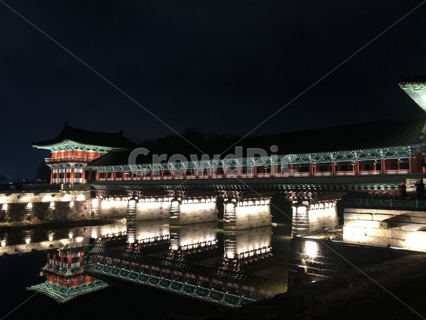 경주,건,야경,역사,조명,교동