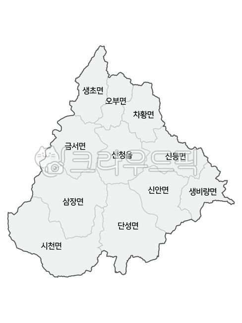 Sancheong,Sancheonggun administrative map,Sancheonggun,Sancheonggun administrative district,Sancheonggun Map