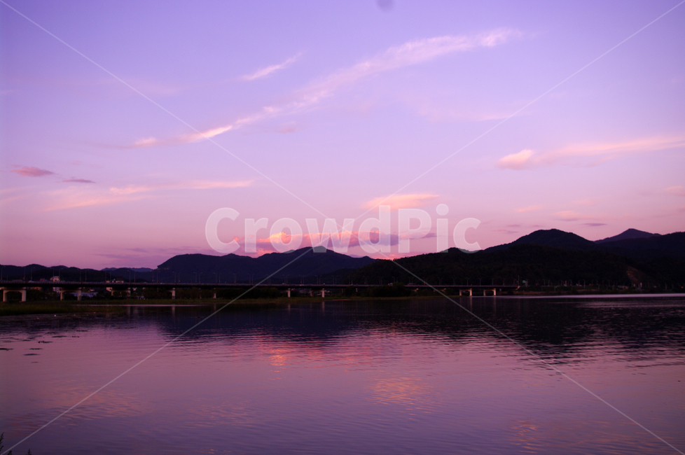 강,하늘,구름,풍경,산,노을,sunset,color,자연,풍경,nature,landscape,실루엣,그림자,silhouette,shadow,water,물,outdoors,옥외