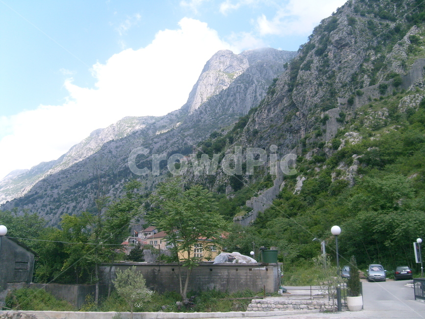 mountain,european building,ocean,Kotor,adriatic sea,balkan peninsula,sight,montenegro,europe,foreign country
