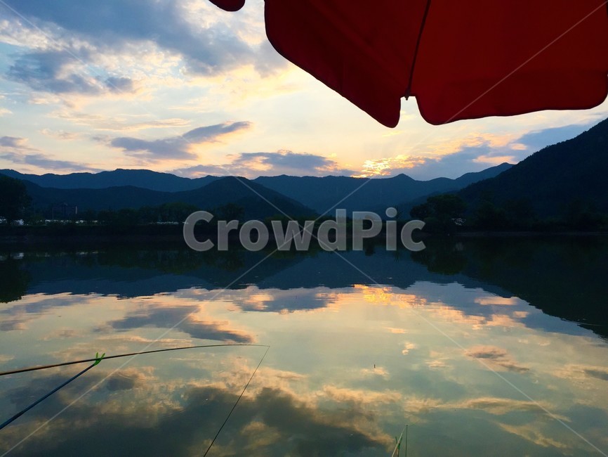 수천,낚시터,물그림자,구름,하늘,자연,풍경,nature,landscape,weather,날씨