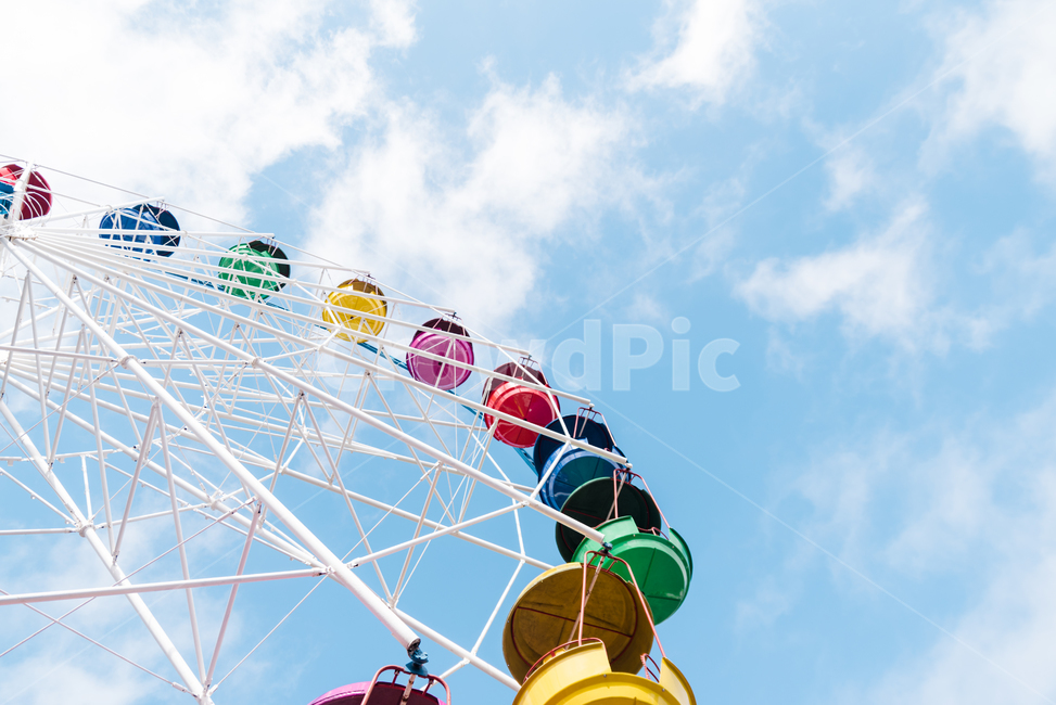 블라디보스톡,하늘,관람차,놀이공원,놀이기구,놀이공원,놀이동산,놀이터,amusement park,playground