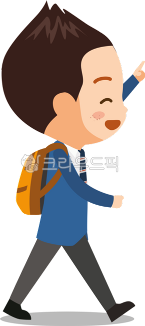 학생,등교,하교,걷다,가다,학교,동급생,친구,웃는,즐거운,가방,어린이,그룹,교복,귀엽다,행복,교육,남학생,소년,벡터,일러스트