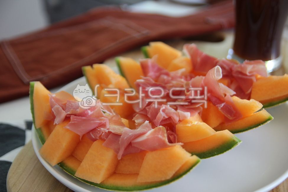 메론,멜론,하몽,프로슈토,안주