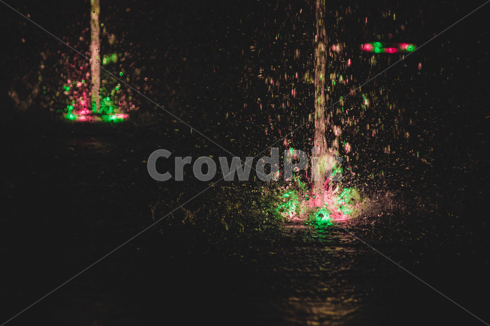 네온,분수,분수대,물,느낌,감성,밤,야간,neon,glow,water,fountain,야경,밤,풍경,nightscape,night,landscape,light,빛