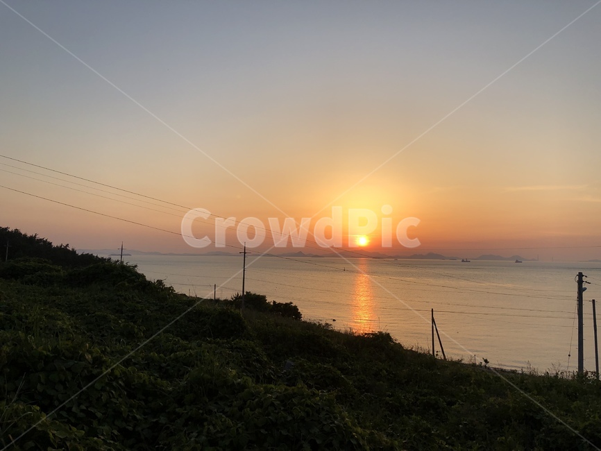 노을,바다,자연,풍경,목포,자연,풍경,nature,landscape,outdoors,옥외,sky,하늘,sunset,일몰,dusk,황혼,dawn,새벽,red sky,붉은 하늘