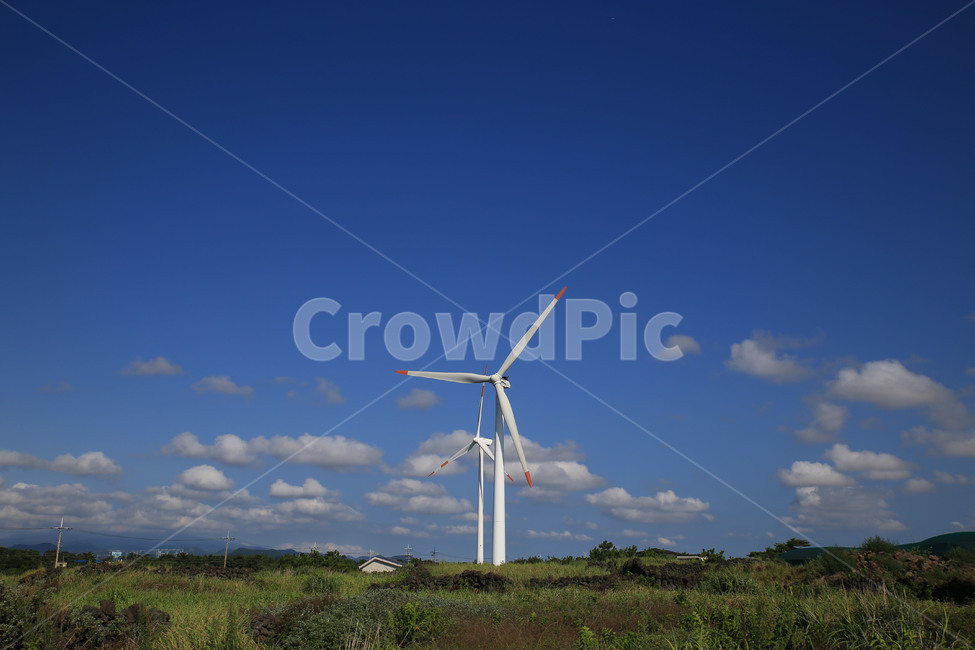 풍차,하늘,파란하늘,풍경,제주,파랑,blue,landscape,natural,sky,구름,여름,산업,industry,industrial,에너지산업,energy industry,engine,엔진,motor,모터,machine,기계