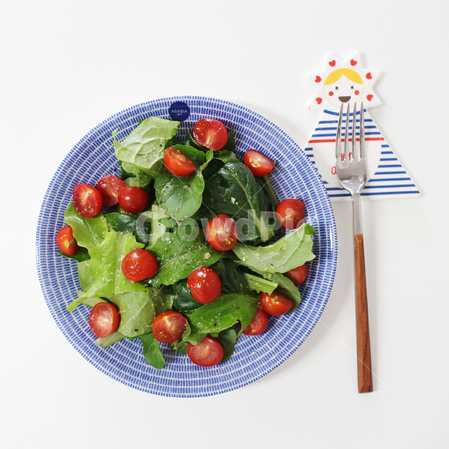 샐러드,포크,접시,토마토,야채,건강,식사,음식,심플,상큼한,다이어트,맛,헬스,salad,식물,plant,셋팅