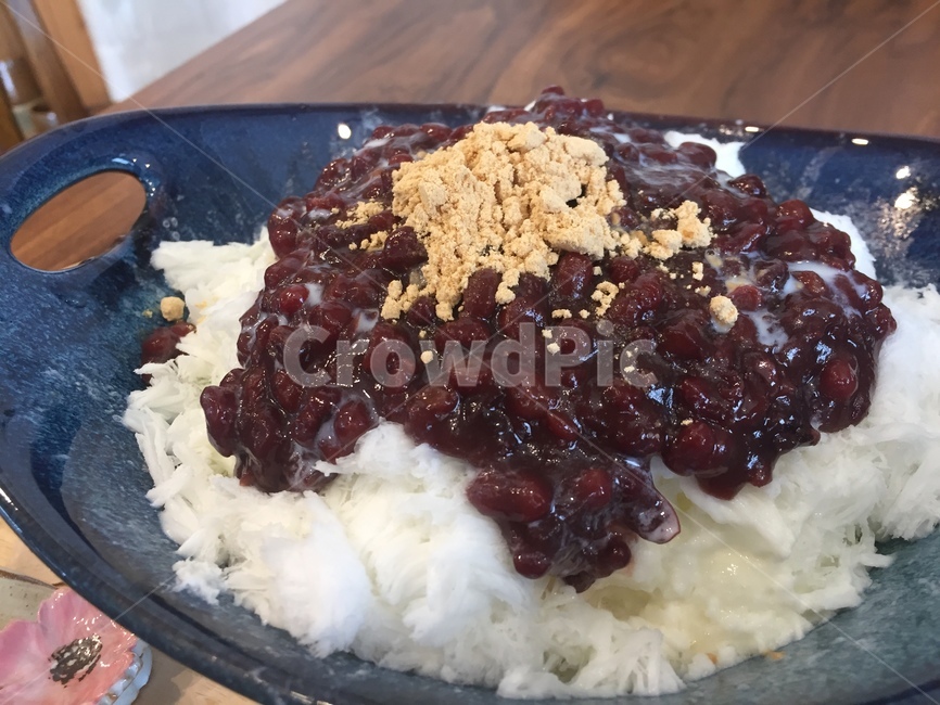 팥빙수,빙수,팥,간식,후식,디저트,음식