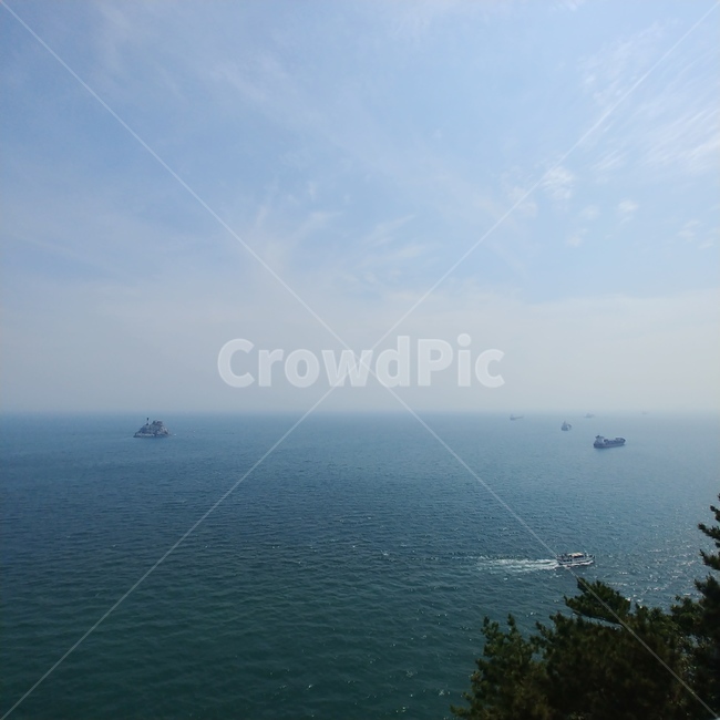 water,물,sea,바다,ocean,대양,outdoors,옥외,land,땅,scenery,풍경,부산,배,한적,평화,지평선,하늘,자연,nature,자연,풍경,nature,landscape
