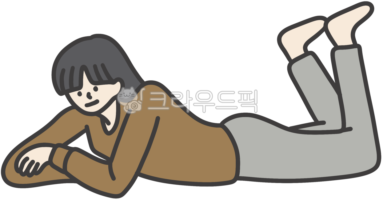 여자,여자사람,사람,누워있는,엎드림,엎드려