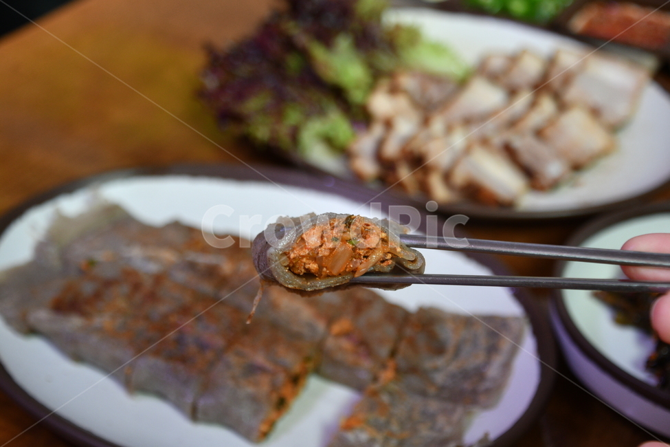 음식,메밀전병,향토음식,강원도,food