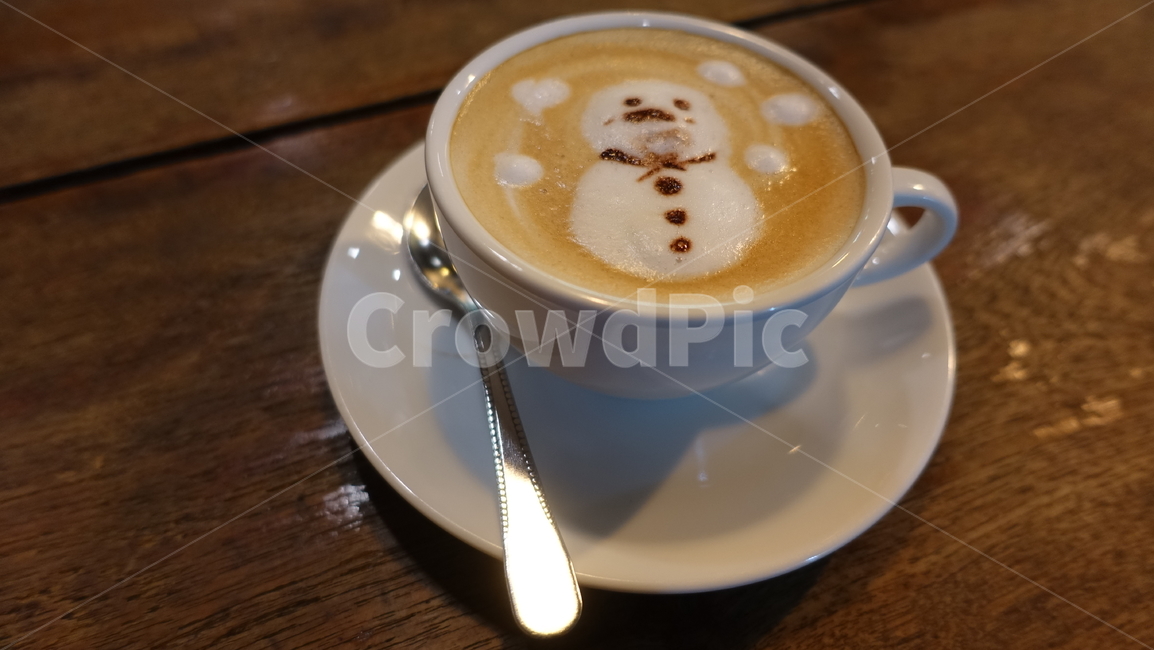 카페,cafe,커피,coffee,크리스마스,snowman,눈사람,라떼,latte,커피,카페,coffee,cafe