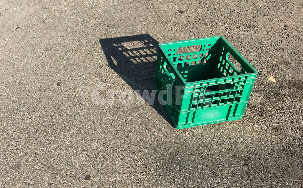 우유상자,상자,box,초록색상자,플라스틱상자