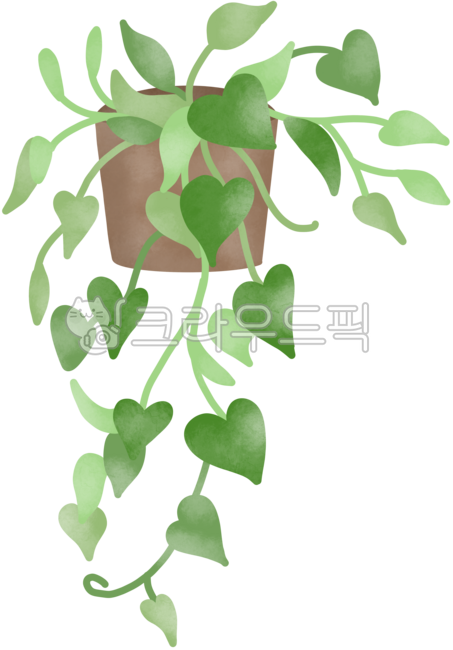 스킨답서스,식물일러스트,덩굴식물,스킨답서스화분,pothos,화분,실내식물,관엽식물,하트잎,스킨답서스손그림,houseplant