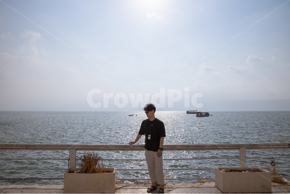 바닷가,남자,모델,이스라엘,갈릴리,man,model,sea