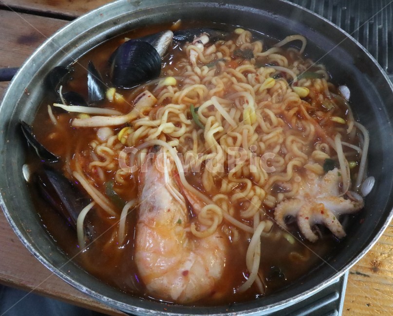 해물라면,라면,면요리,왕새우,냄비라면,짬뽕라면