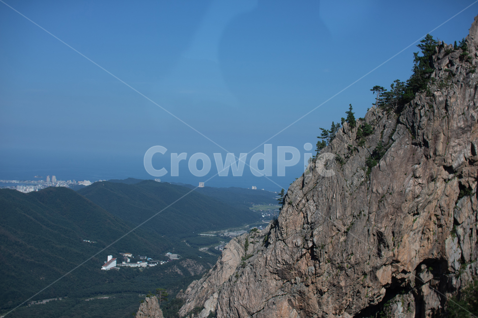 하늘,숲,산,풍경,케이블카,자연,풍경,nature,landscape,outdoors,옥외,cliff,낭떠러지,promontory,곶