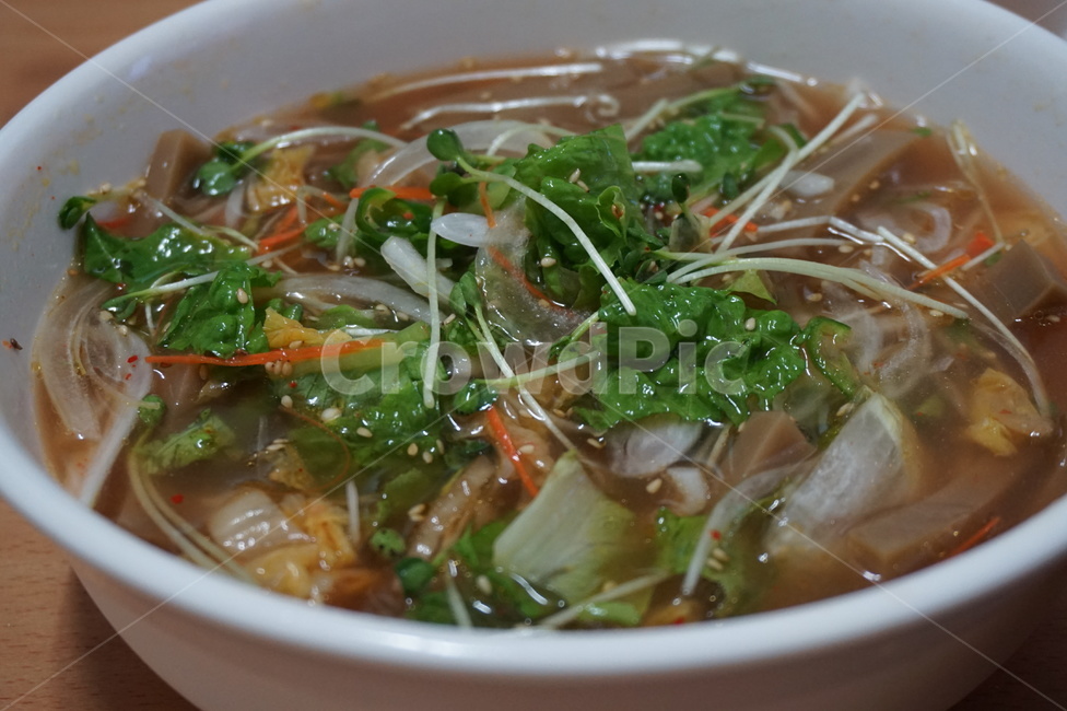 도토리묵,여름음식,한식,도토리묵냉국,냉국,koreanfood