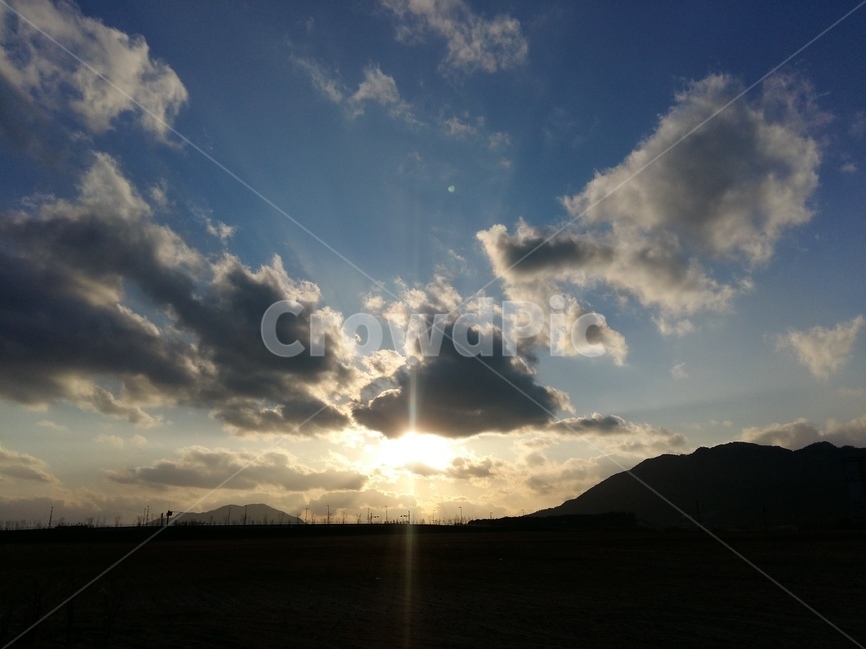 노을,해,풍경,맑음,저녁노을,자연,풍경,nature,landscape,실루엣,그림자,silhouette,shadow,flare,플레어,light,빛,sunlight,햇빛,outdoors,옥외