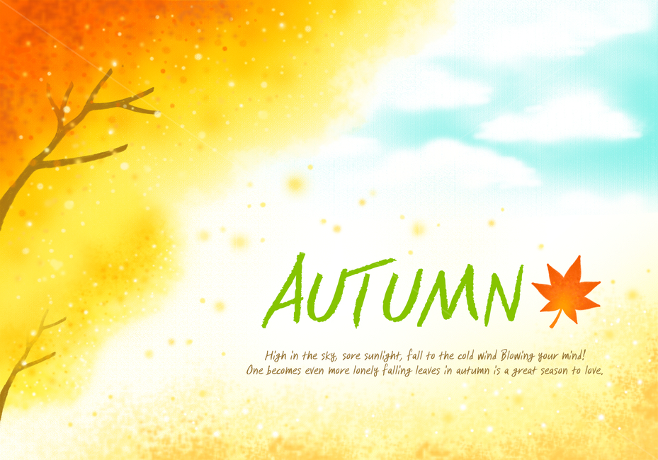 단풍,단풍잎,하늘,구름,가을,감성,가을,계절,fall,autumn,season,그래픽,일러스트레이션,graphic,illustration,캘리그라피,손글씨,calligraphy