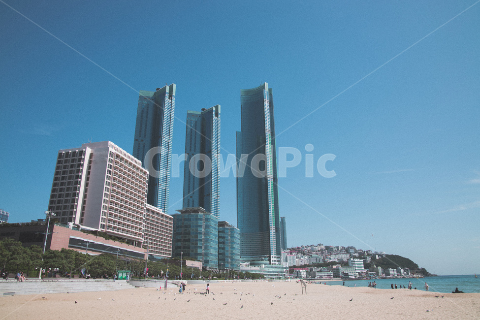 모래사장,바닷가,해운대,건축물,도시,urban,어반,town,city,시티,building,건물,downtown,도심,officebuilding,사무실건물,architecture