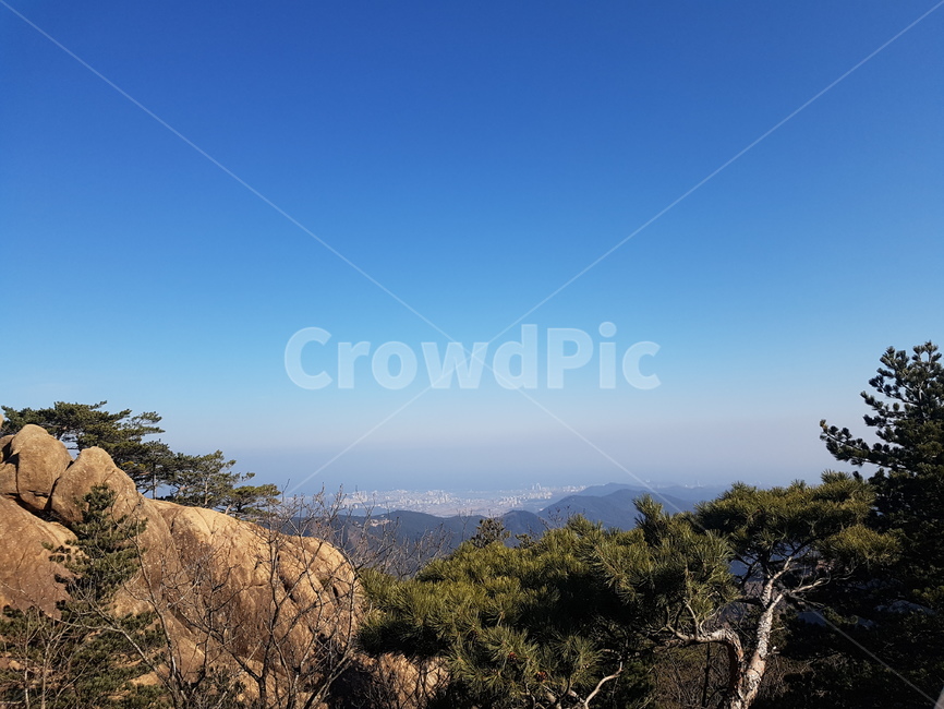 설악산,권금성,산,속초,하늘