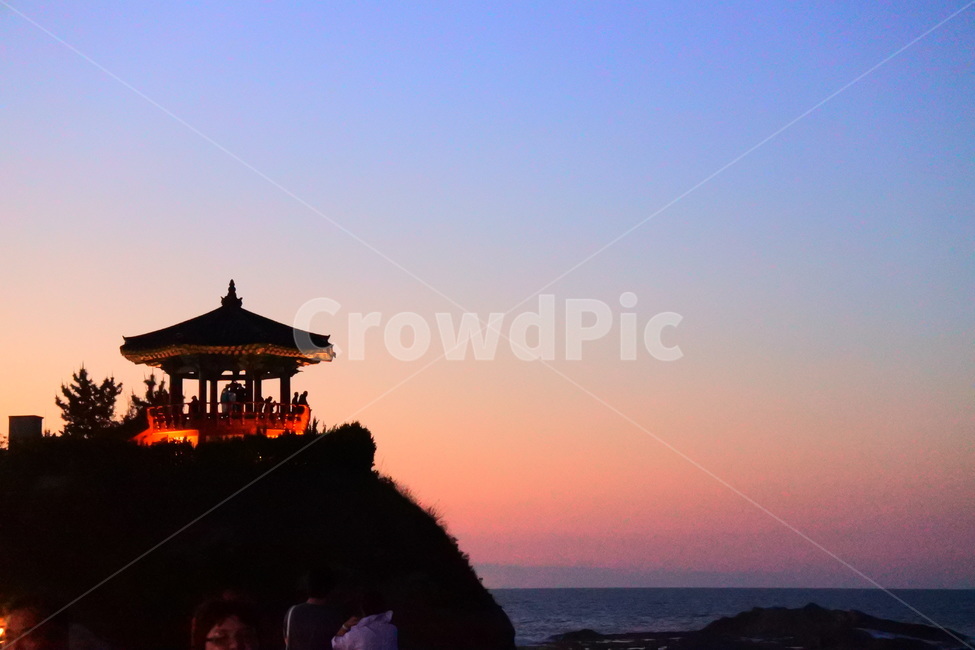 풍경,야경,노을,팔각정,절벽,sunset,자연,풍경,nature,landscape,한국자연풍경,한국자연경관,korea nature landscape,색깔,색상,색채,색감,color sense,color sensitivity,feeling of color,gazebo,전망대