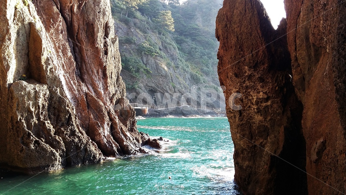 산,바다,자연풍경,구름,하늘,파란색,멋있는,웅장한,절경