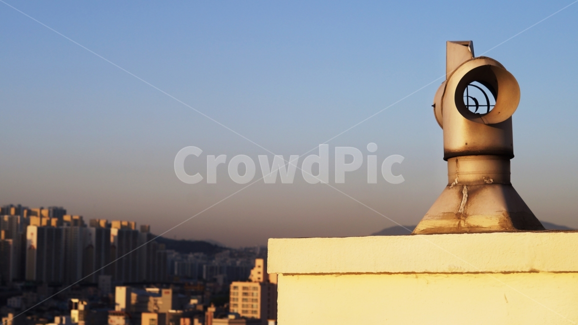 옥상,늦오후,오후,환풍기,윗공기,도시,풍경,city,landscape,한국도시풍경,한국도시경관,korea cityscape