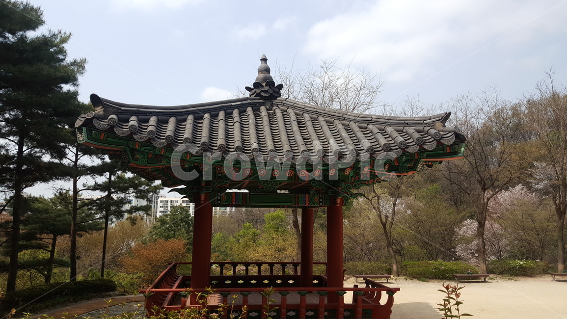 사각정,정자,공원,기와,용마산,용마공원