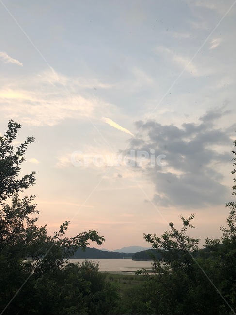 구름,하늘,자연,풍경,나무,숲,산,바다,노을