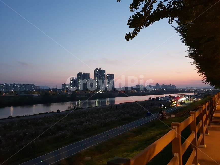 road,도로,노을,호수,일몰,야경,밤,풍경,nightscape,night,landscape