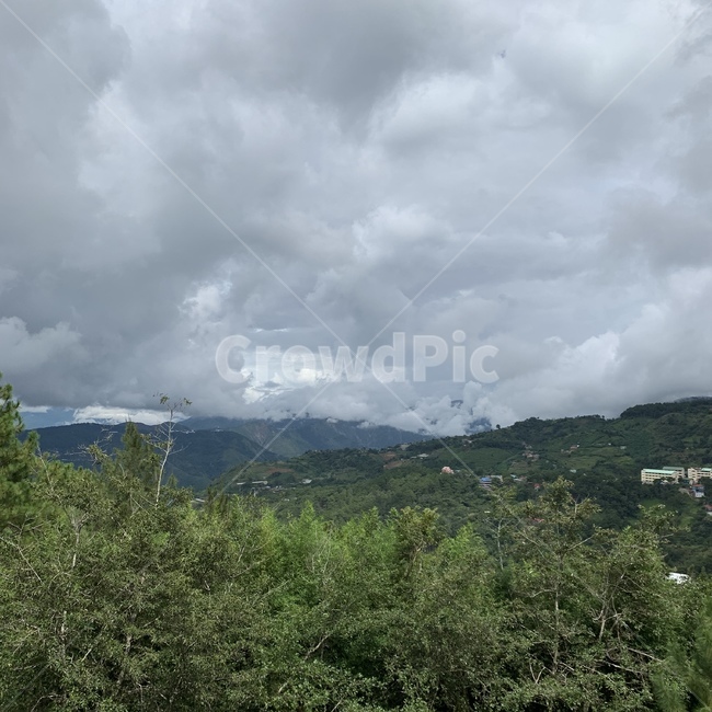 산,구름,나무,하늘,자연,자연,풍경,nature,landscape,weather,날씨,outdoors,옥외