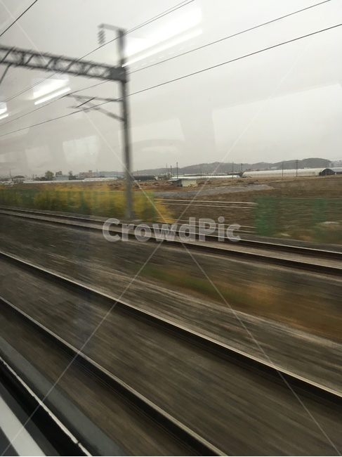 철도,철로,기찻길,기차,차창,railway,railroad,train,window