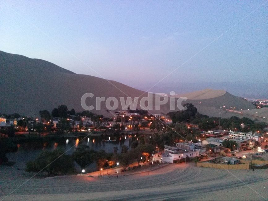 페루,이카,사막,마을,오아시스,모래,선셋,야경,밤,풍경,nightscape,night,landscape,도시,city,해외,외국,세계,foreign,oversea,world,세계도시풍경,해외도시풍경,외국도시풍경,world cityscape,nature,자연,outdoors,옥외,scenery,경치