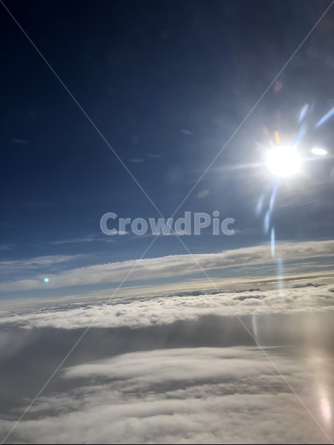하늘,구름,햇빛,비행기,하늘위,sky,cloud,sunshine,자연,풍경,nature,landscape,light,빛,flare,플레어,sunlight