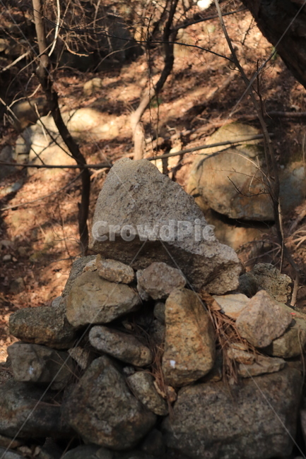 경주,남산,바위,돌탑,햇빛,아늑한,조그만