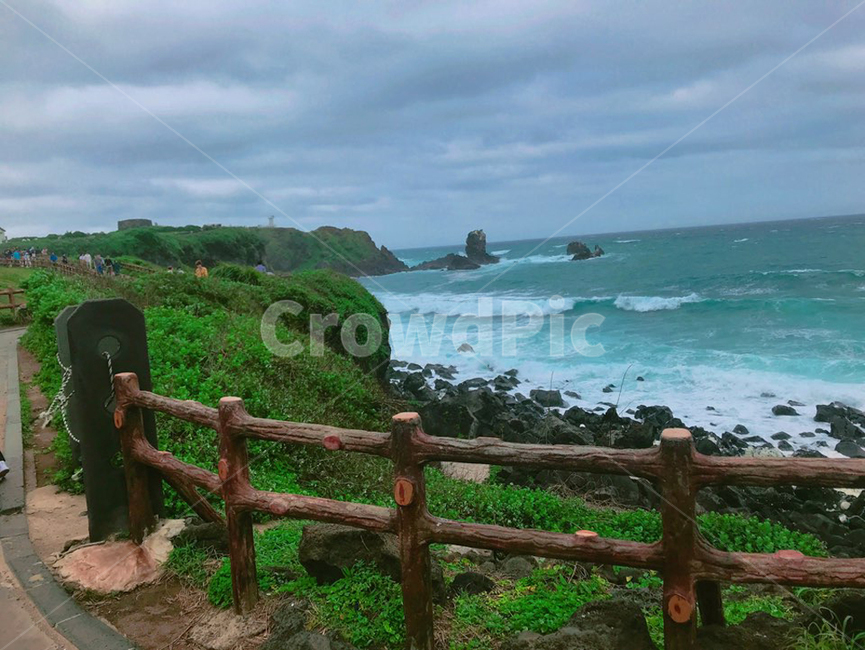 제주도,섭지코지,바다,돌,초록색,경치,풍경,여행,jeju,분위기있는,따뜻한,자연