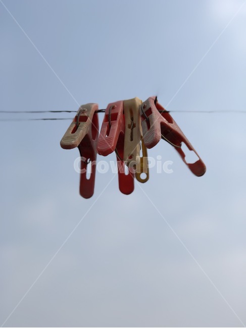 시골,레트로,빨래집게,빨래,하늘,사물,물건,오브젝트,thing,object,matter