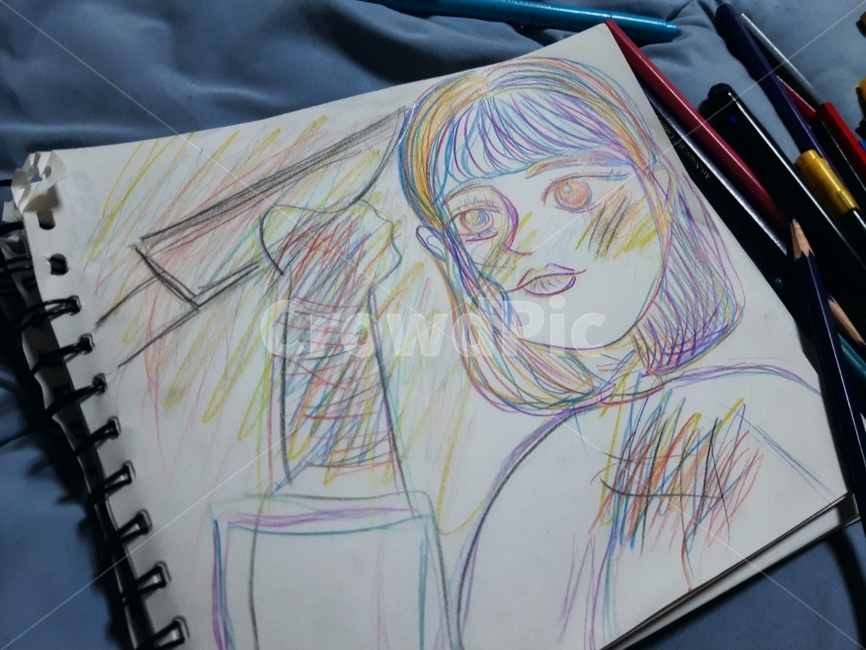 미술,그림,일러스트,일러스트레이션,우울증,손그림,색연필,art,drawing,illustration