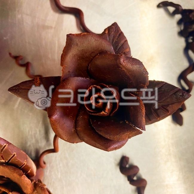 장미,초콜릿,초콜릿장미,제과제빵기능사,제과제빵,초콜릿공예