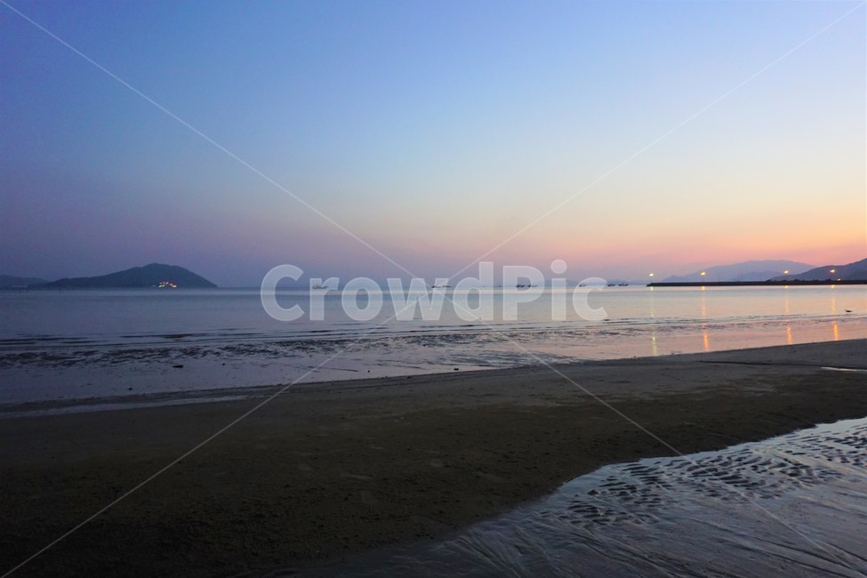 야경,노을,해변,해수욕장,부두,해질녘,서해,풍경,바다,sea,shoreline,해안선,water,ocean,옥외,outdoors,자연,nature,해변,바다,beach,sea