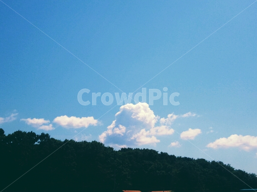 푸른하늘,구름,뭉게구름,산,여름,하늘,자연,풍경,nature,landscape,outdoors,옥외,weather,날씨