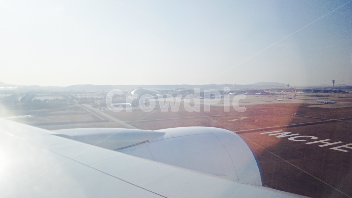 비행기,햇빛,여행,airplane,sunshine,travel,화창함,인천공항,활주로,도착,arrival,incheonairport