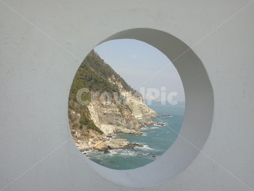 window,창문,해변,beach,액자,frame